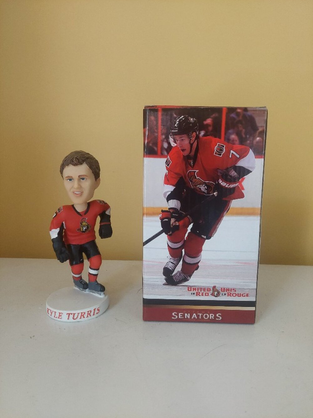 Kyle Turris Ottawa Senators NHL Bobblehead Collectible Hockey Player 2014-2015
